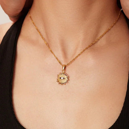 [AuraEcho]Solana Gold Necklace