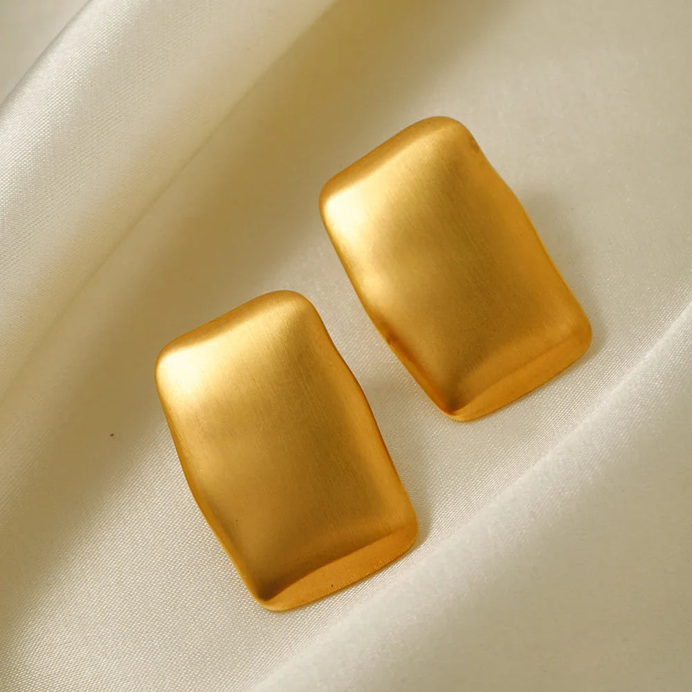 [AuraEcho]Olive Gold Earrings