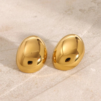 [AuraEcho]Callista Gold Bean Earrings
