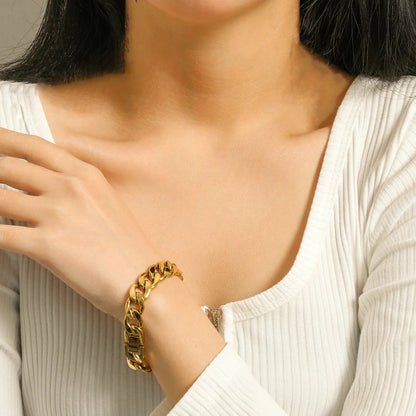 [AuraEcho]Kayle Gold Chain Bracelet