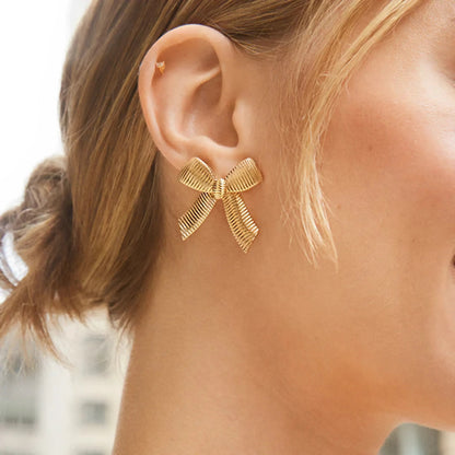 [AuraEcho]Caroline Gold Earrings