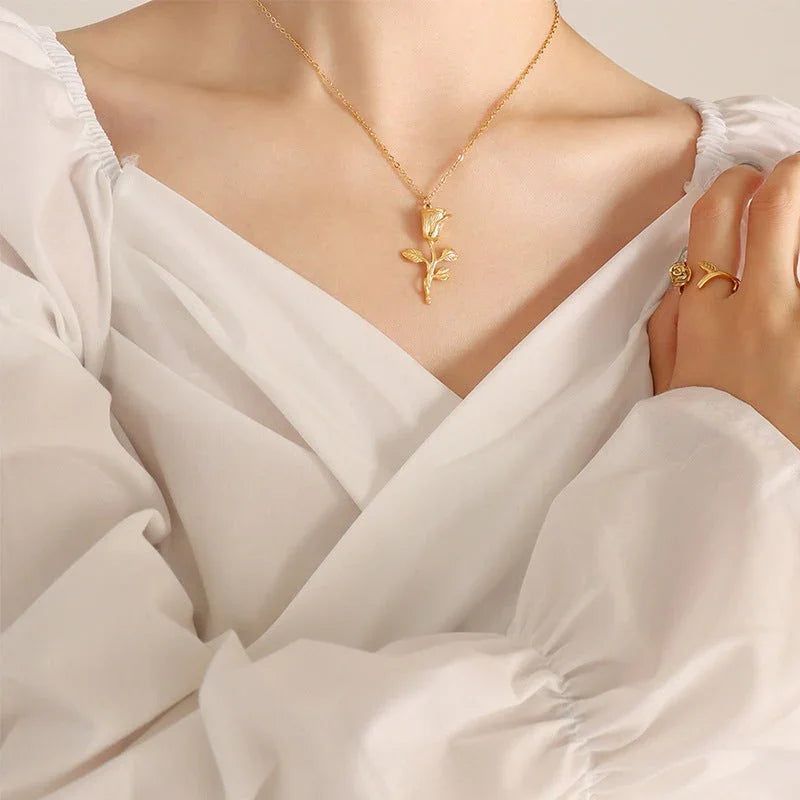 [AuraEcho]Celia Gold Necklace