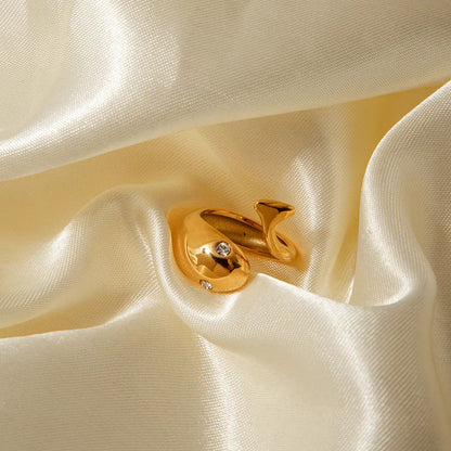 [AuraEcho]Etta Gold Serpent Ring