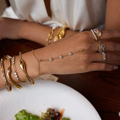 [AuraEcho]Juna Diamond Bangle