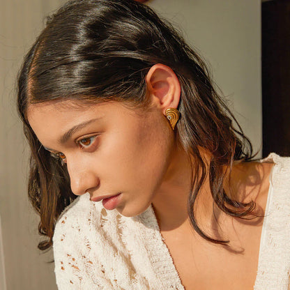 [AuraEcho]Thalia Gold Earrings