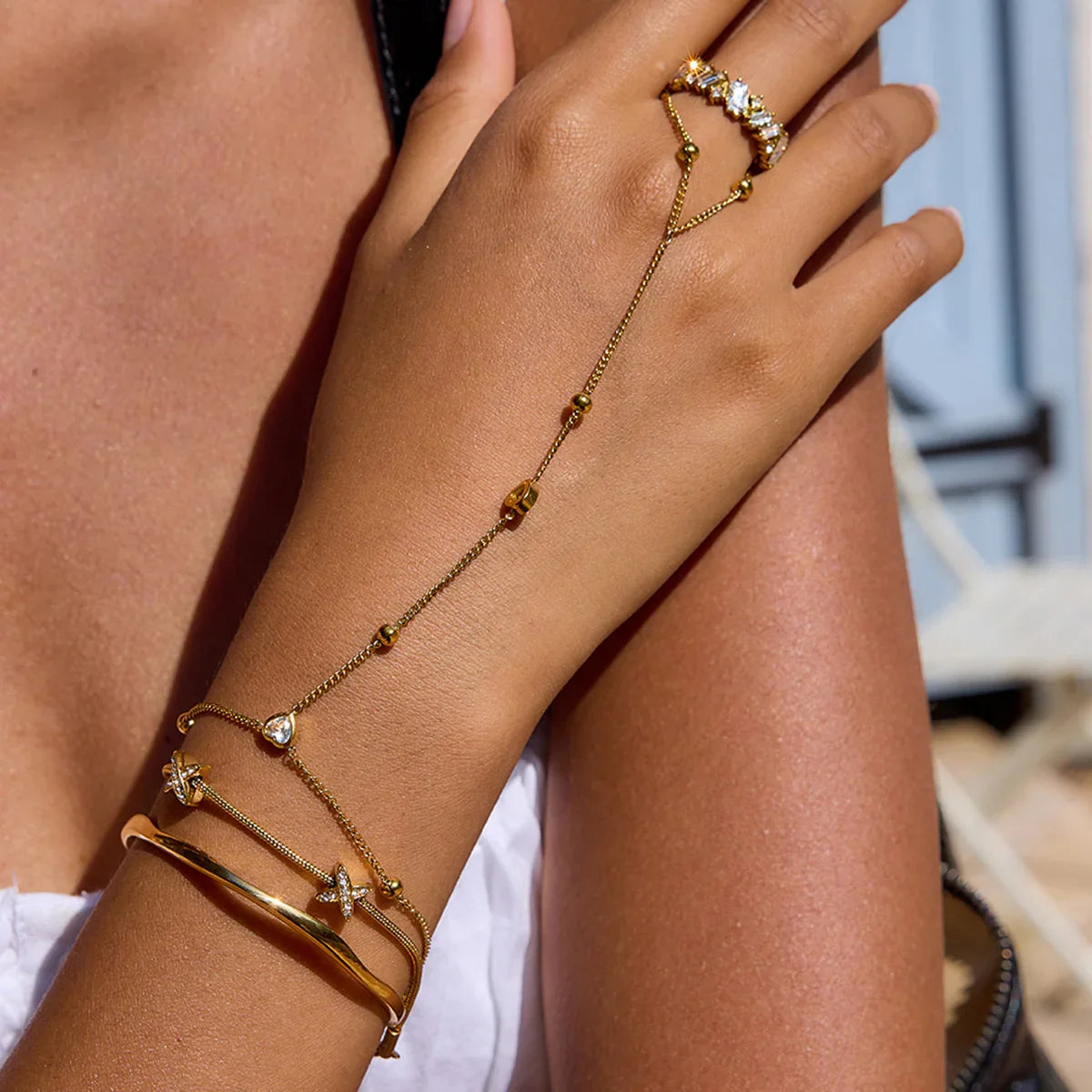 [AuraEcho]Haisley Gold Bangle