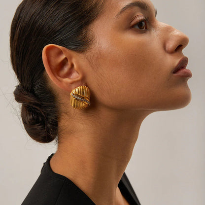 [AuraEcho]Odine Gold Earrings