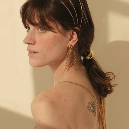 [AuraEcho]Amabel Gold Earrings