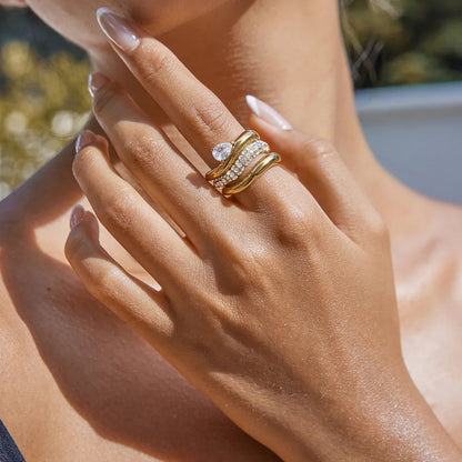 [AuraEcho]Noemi Curated Ring Stack Collection
