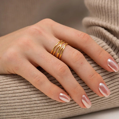 [AuraEcho]River Gold Ring