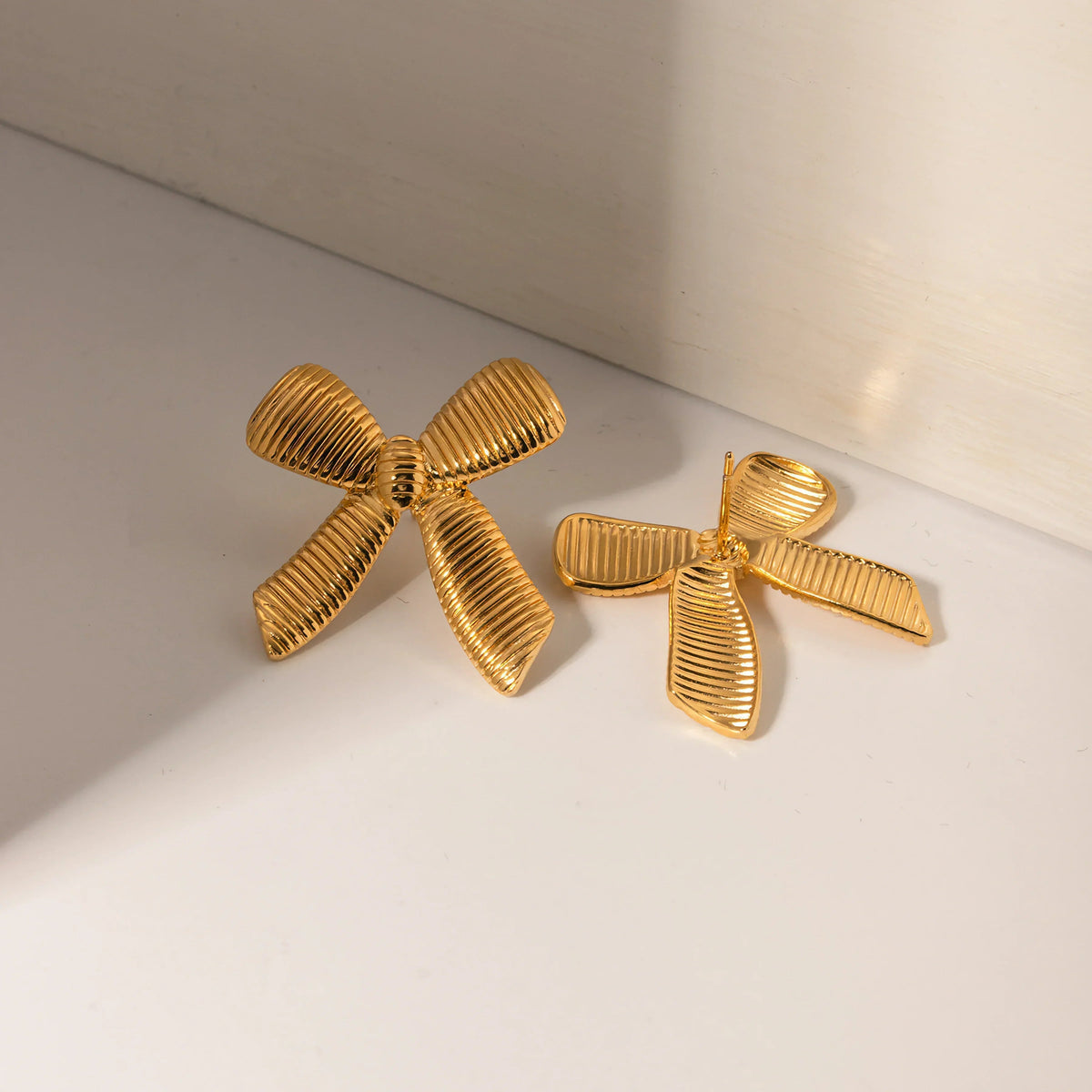 [AuraEcho]Caroline Gold Earrings