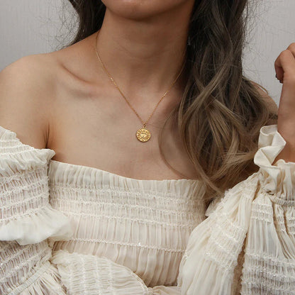 [AuraEcho]Soleil Gold Necklace
