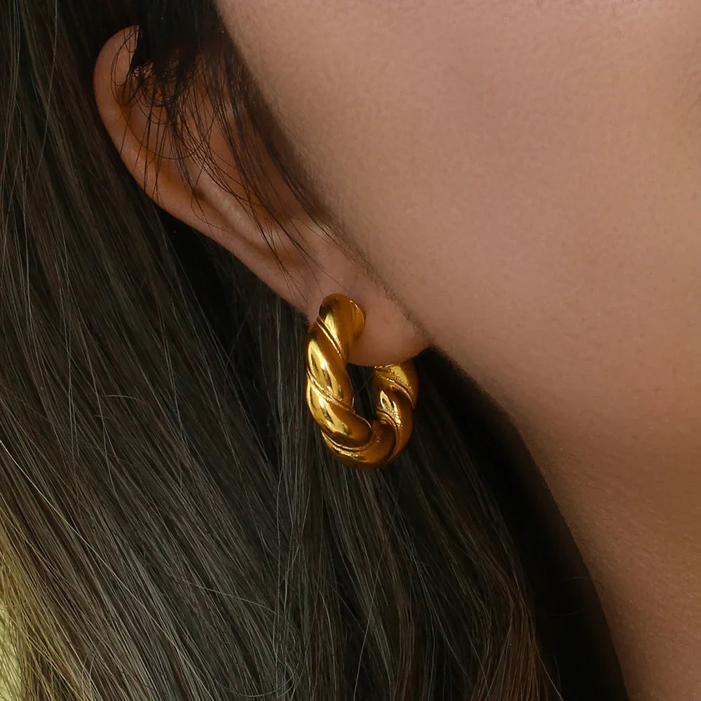 [AuraEcho]Naomi Twist Earrings