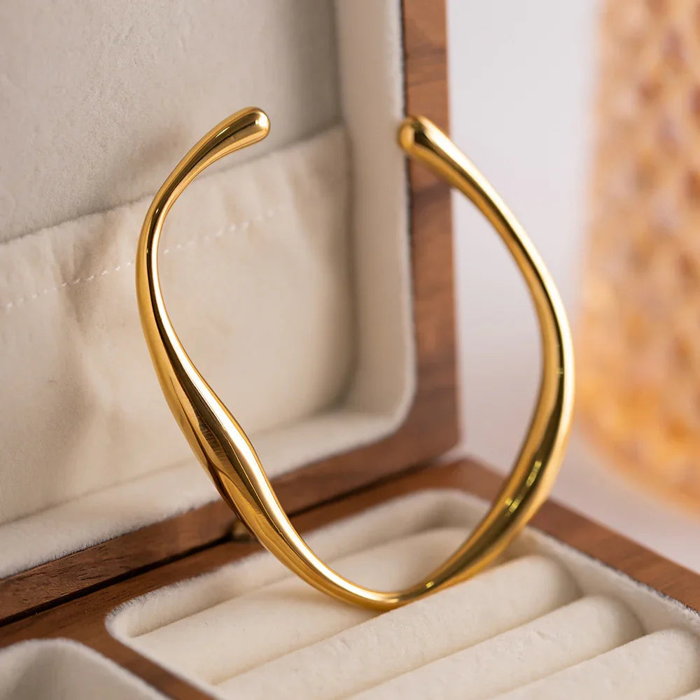 [AuraEcho]Tiffany Gold Bangle