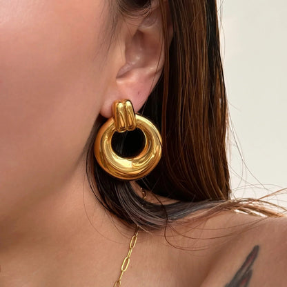 [AuraEcho]Lynora Gold Earrings