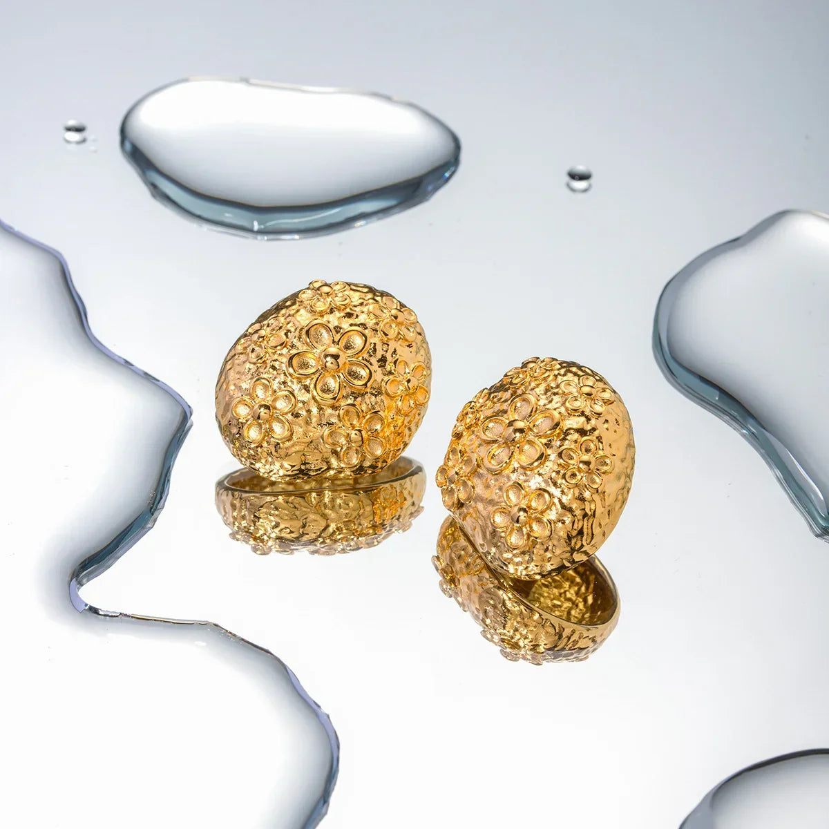 [AuraEcho]Carina Gold Earrings
