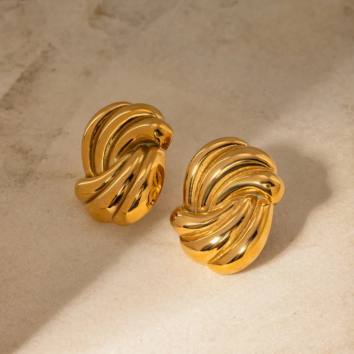 [AuraEcho]Floriana Gold Earrings