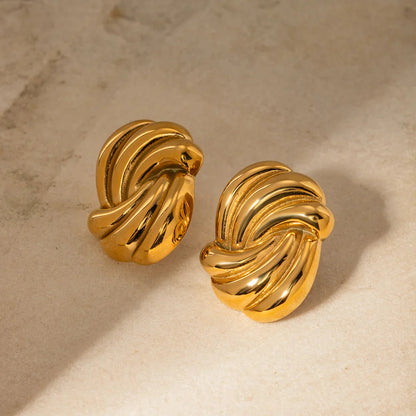 [AuraEcho]Floriana Gold Earrings
