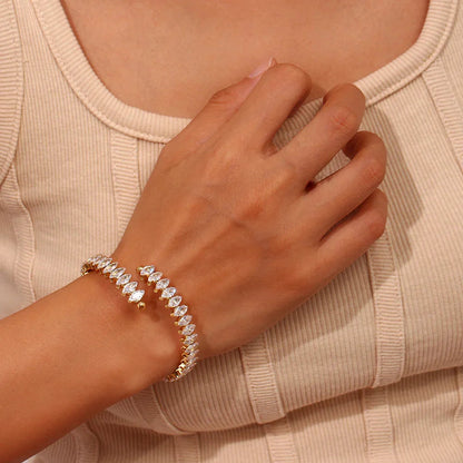 [AuraEcho]Genevieve Diamond Bracelet