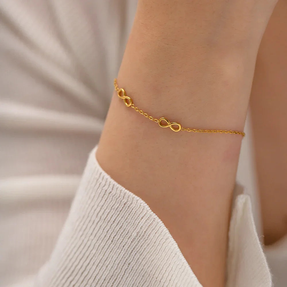 [AuraEcho]Everlasting Gold Bracelet