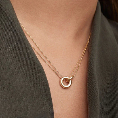 [AuraEcho]Harper Gold Chain Necklace