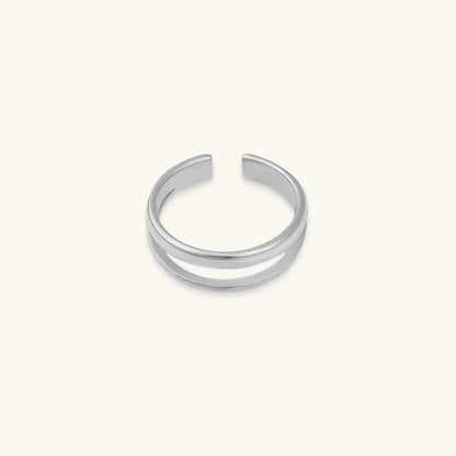 [AuraEcho]Olivia Layered Gold Ring