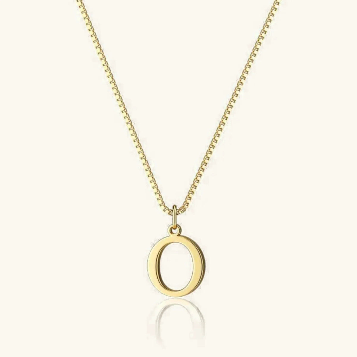 [AuraEcho]Therese Letter Initial Gold Necklace