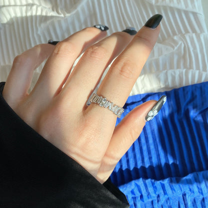 [AuraEcho]Delicate Multi Shape Tennis Ring
