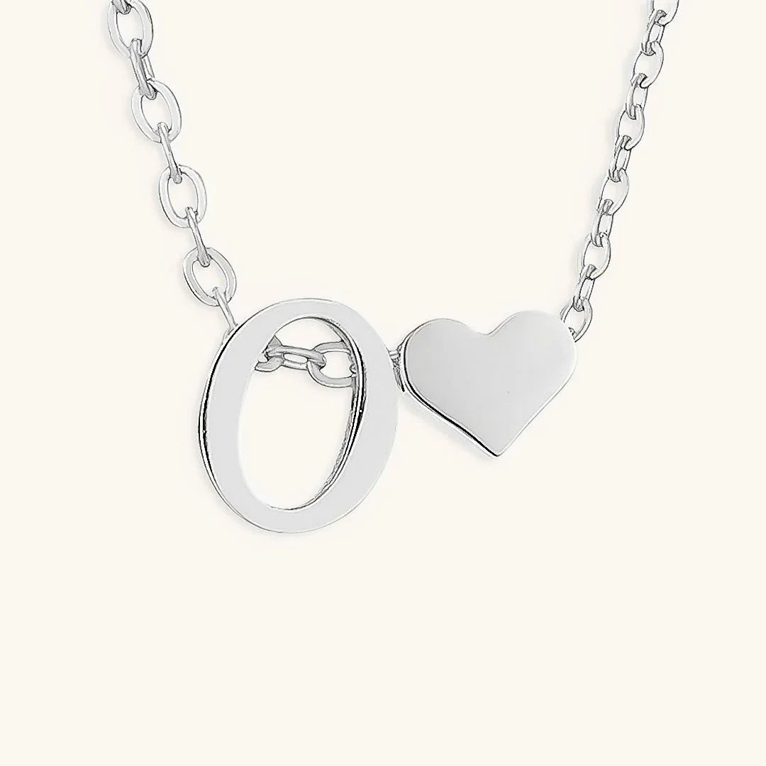 [AuraEcho]Ria Initial Letter Gold Necklace