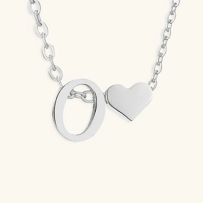[AuraEcho]Ria Initial Letter Gold Necklace