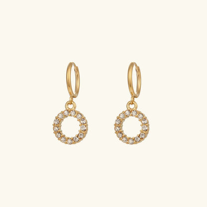 [AuraEcho]Wilhemina Initial Letter Earrings