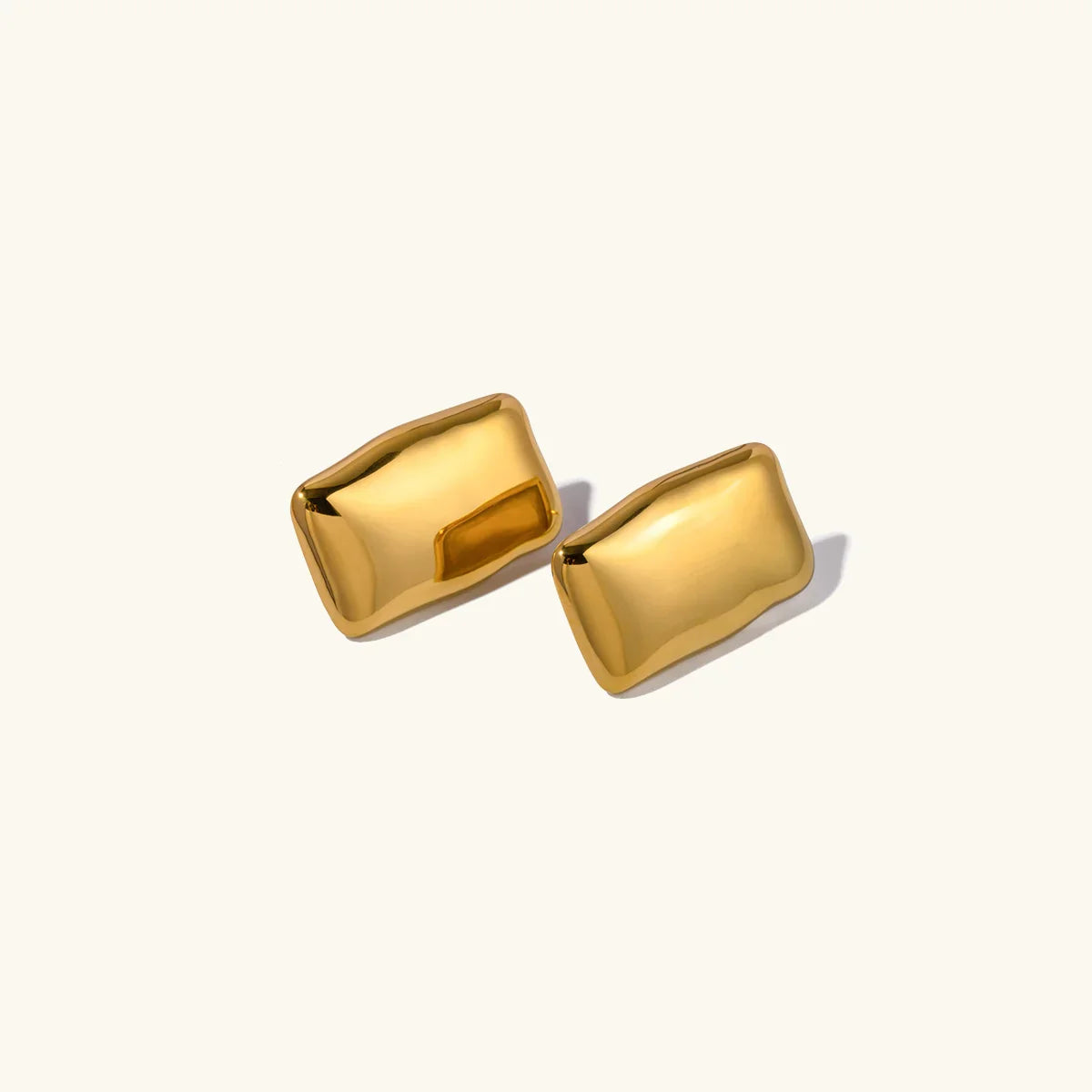 [AuraEcho]Olive Gold Earrings
