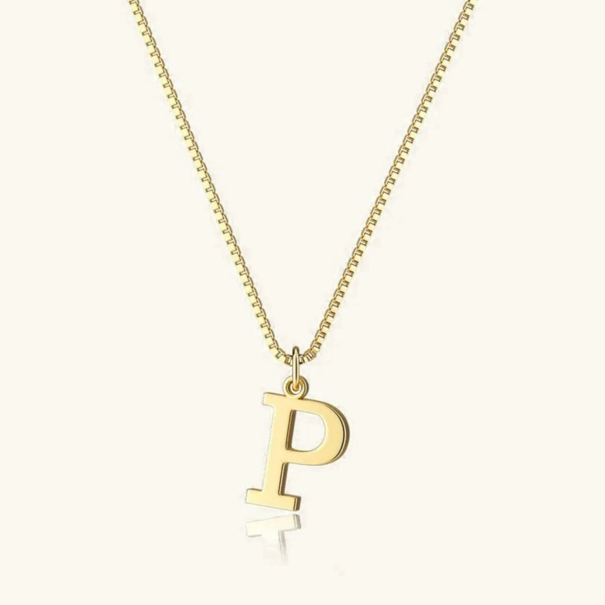 [AuraEcho]Therese Letter Initial Gold Necklace