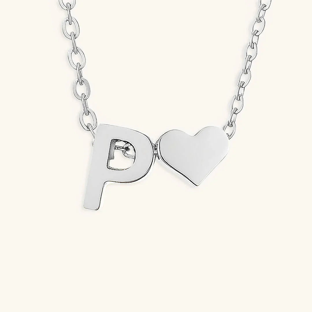 [AuraEcho]Ria Initial Letter Gold Necklace