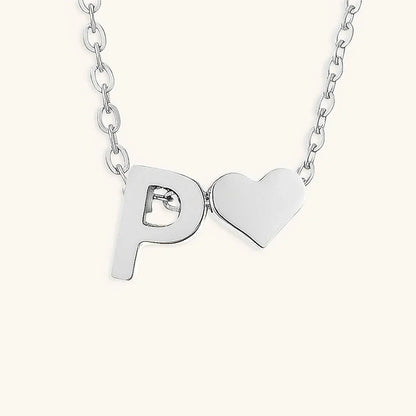 [AuraEcho]Ria Initial Letter Gold Necklace