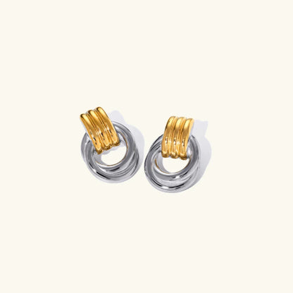 [AuraEcho]Luna Layered Hoop Earrings
