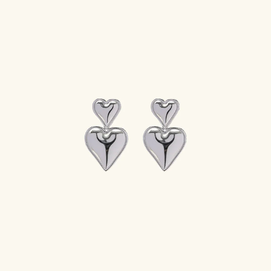 [AuraEcho]Zofia Gold Heart Earrings
