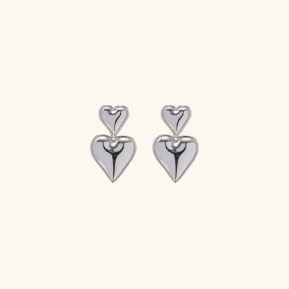 [AuraEcho]Zofia Gold Heart Earrings