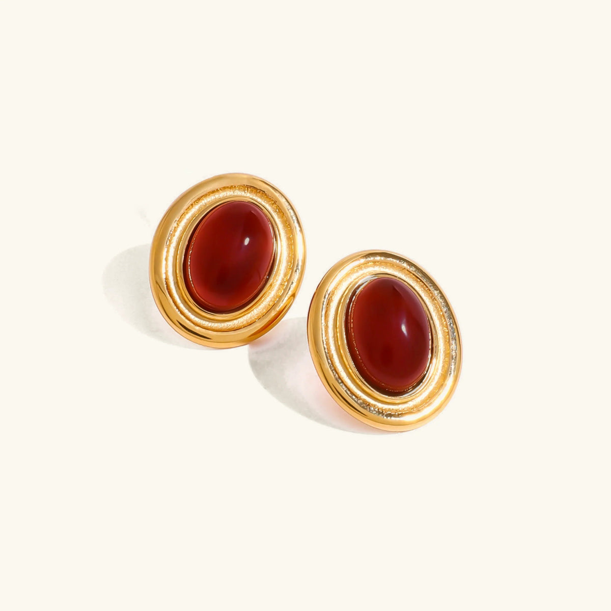 [AuraEcho]Fresca Gemstone Earrings