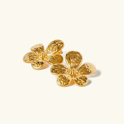 [AuraEcho]Daisy Gold Earrings