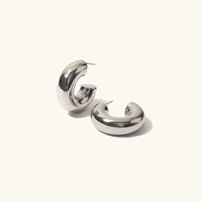 [AuraEcho]Natalia Chunky Gold Hoops