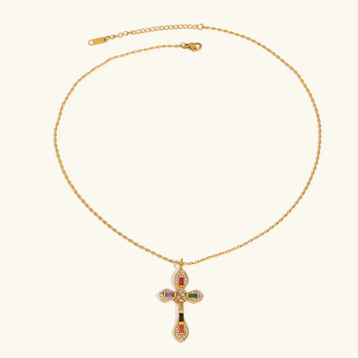 [AuraEcho]Olea Diamond Crucifix