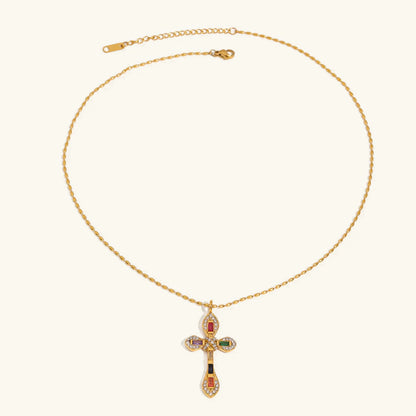 [AuraEcho]Olea Diamond Crucifix