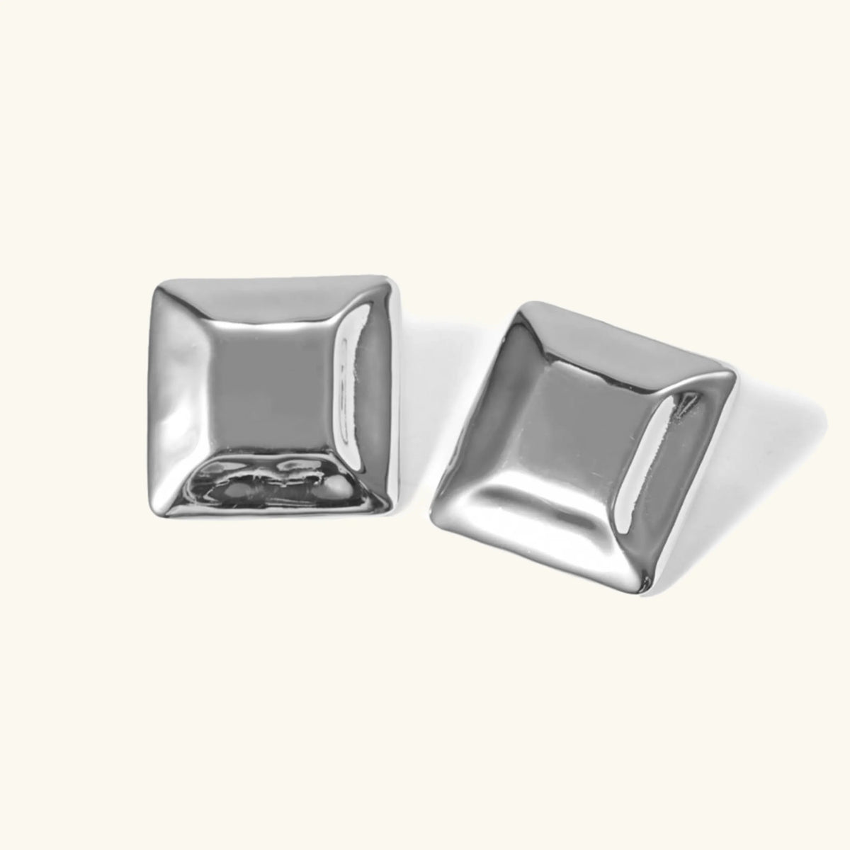 [AuraEcho]Fischer Chunky Pillow Earrings