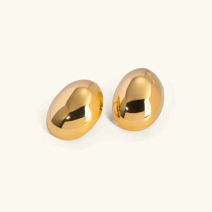 [AuraEcho]Callista Gold Bean Earrings