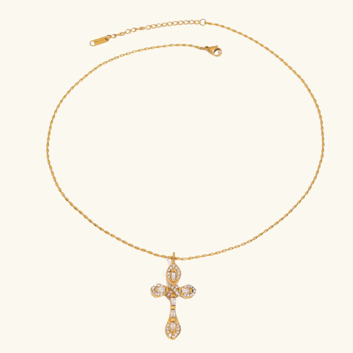 [AuraEcho]Olea Diamond Crucifix