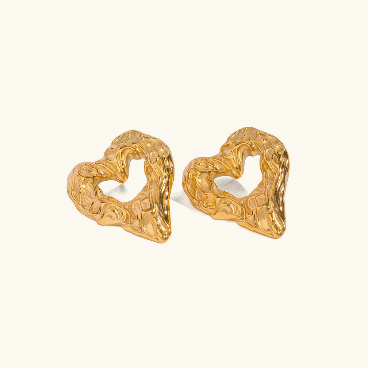 [AuraEcho]Helene Heart Earrings
