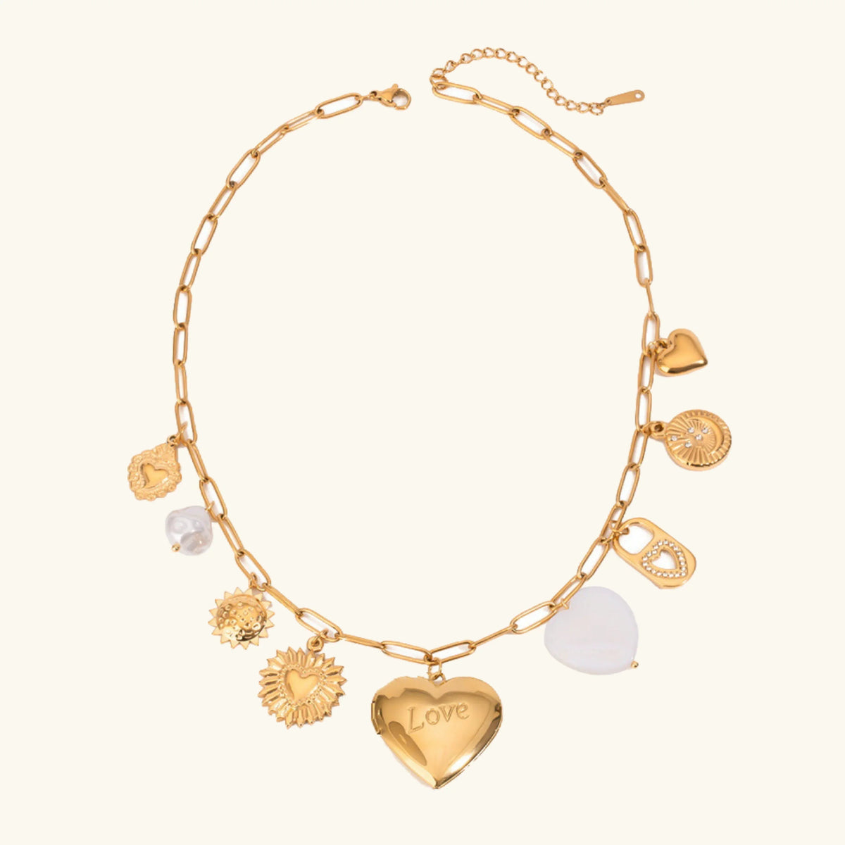 [AuraEcho]Lianne Gold Heart Locket
