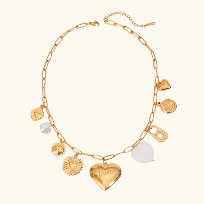 [AuraEcho]Lianne Gold Heart Locket