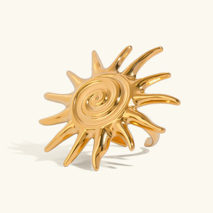 [AuraEcho]Solstice Golden Sun Ring